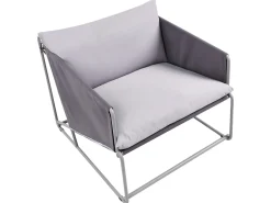 Online Beliani Set di divani da giardino 4 posti PONTE Metallo Grigio