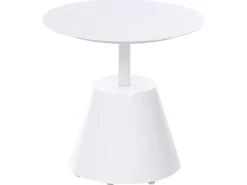 Beliani Set di divani da giardino 7 posti ROBELLA con tavoli Beige Bianco Beige Marrone