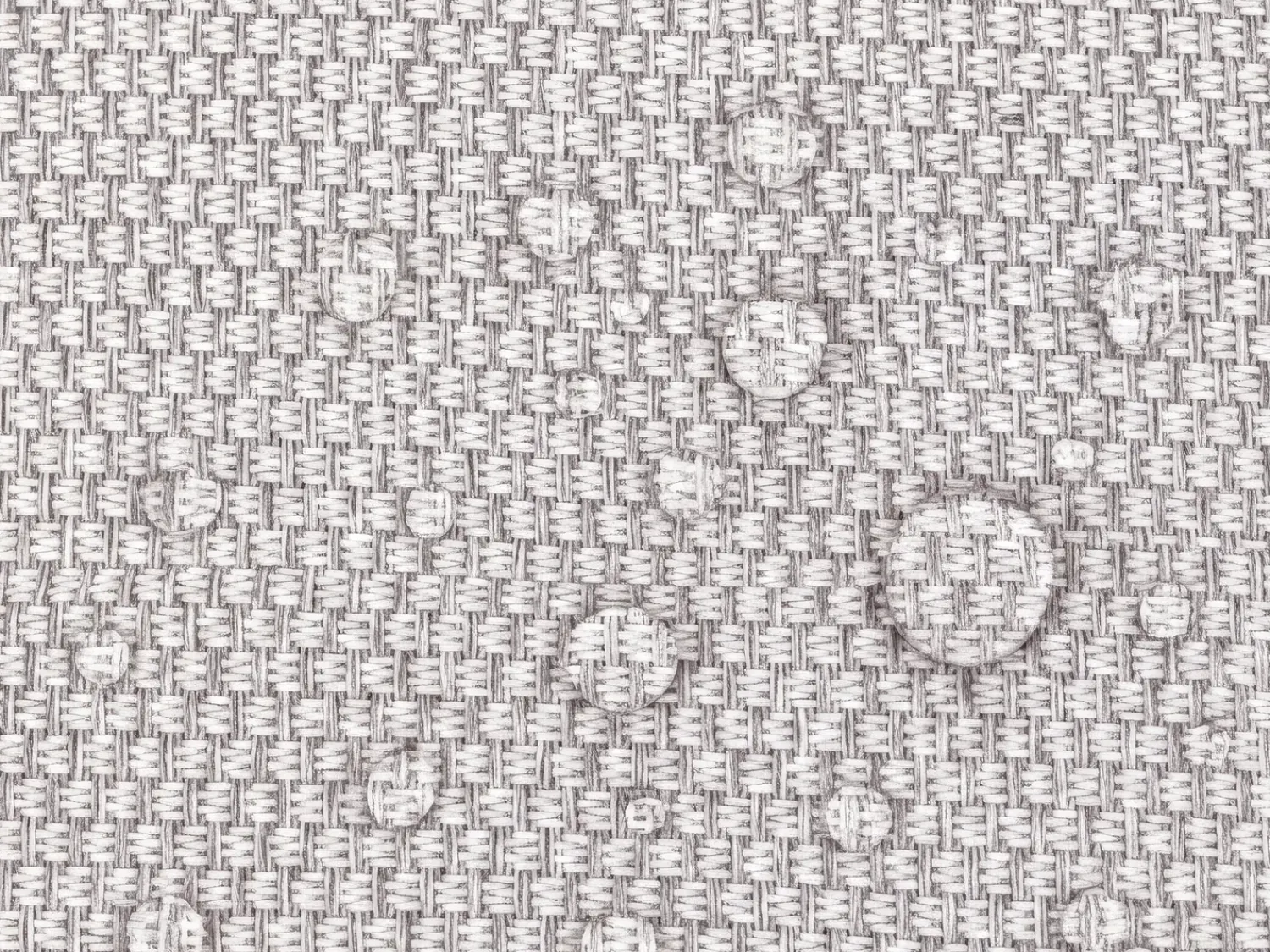 Beliani Set di divani da giardino 7 posti ROBELLA con tavoli Beige Bianco Beige Marrone