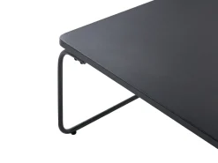 Online Beliani Set di divani da giardino 5 posti VENARIA con tavoli Metallo Beige/Nero Beige Nero