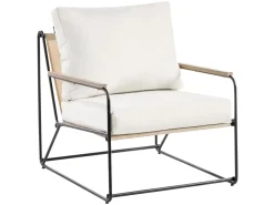Online Beliani Set di divani da giardino 5 posti VENARIA con tavoli Metallo Beige/Nero Beige Nero