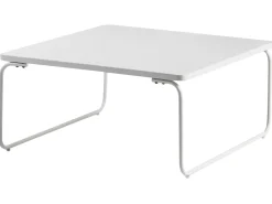 Online Beliani Set di divani da giardino 5 posti VENARIA con tavoli Metallo Beige/Bianco Bianco Beige