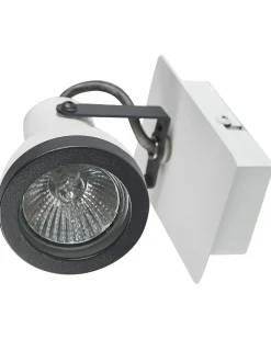 Discount Beliani BARO Regolabile Metallo Bianco Bianco Nero