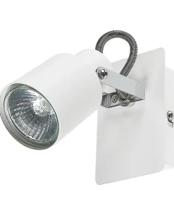 Hot Beliani Set di 2 faretti BONTE Regolabile Metallo Bianco