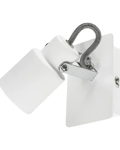 Hot Beliani Set di 2 faretti BONTE Regolabile Metallo Bianco