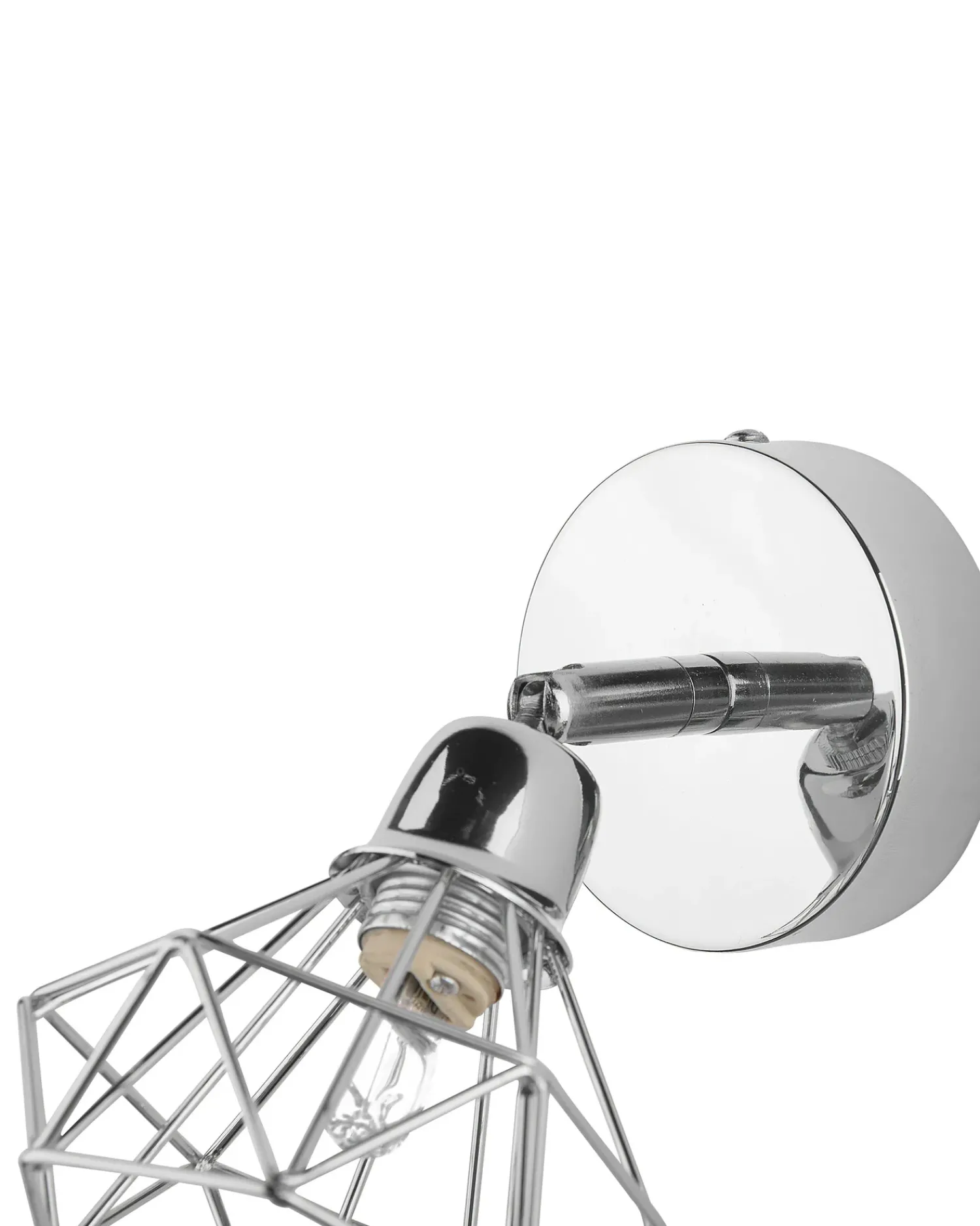Hot Beliani Set di 2 faretti ERMA Regolabile Metallo Argento