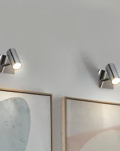 Online Beliani Set di 2 faretti ROSETTA Regolabile Metallo Argento