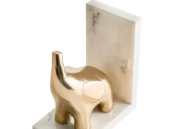 Sale Beliani Set di fermalibri KOTEZI Marmo Oro Bianco Oro