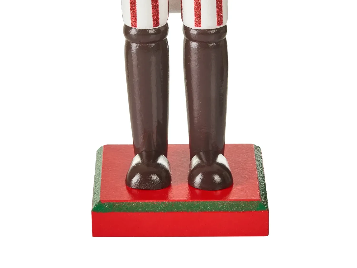 Online Beliani Set di 2 figure BODSJON Schiaccianoci 35 cm Rosso/Bianco Bianco Rosso