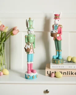 Beliani Set di 2 figure Coniglio MORUD Multicolore