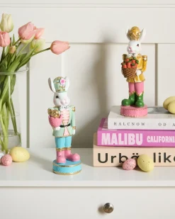 Outlet Beliani Set di 2 figure Coniglio SNAVE Multicolore