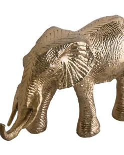 Sale Beliani Set di 2 figure Elefante SEDLARI Metallo Oro