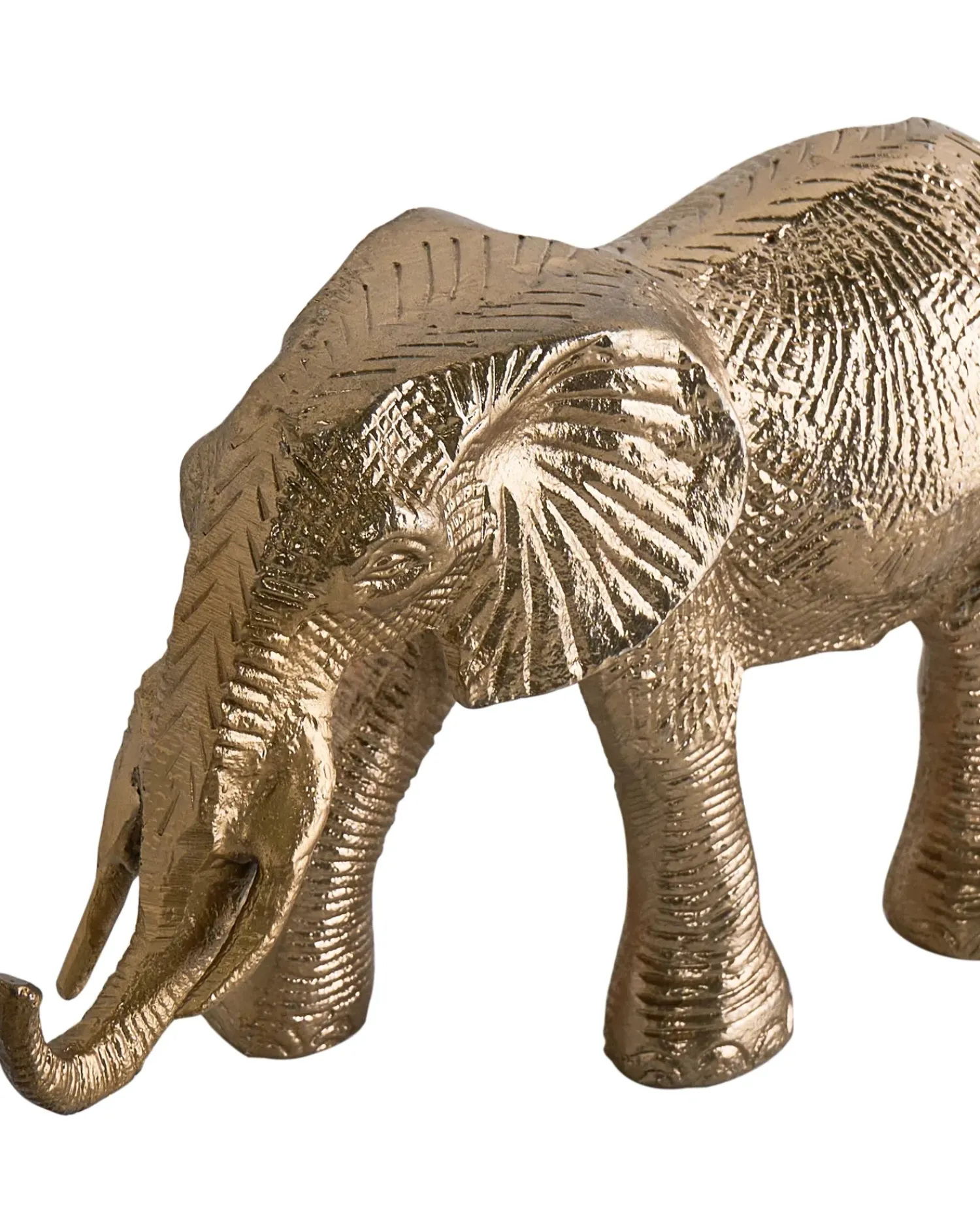 Sale Beliani Set di 2 figure Elefante SEDLARI Metallo Oro