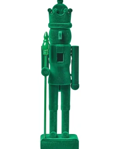 New Beliani Set di 2 figure FLATEY Schiaccianoci 40 cm Verde
