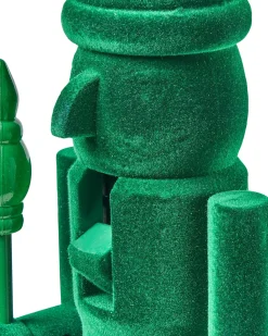 New Beliani Set di 2 figure FLATEY Schiaccianoci 40 cm Verde
