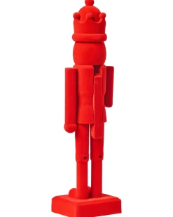 Sale Beliani Set di 2 figure FLATEY Schiaccianoci 40 cm Rosso
