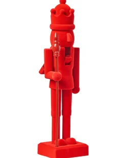 Sale Beliani Set di 2 figure FLATEY Schiaccianoci 40 cm Rosso