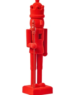 Sale Beliani Set di 2 figure FLATEY Schiaccianoci 40 cm Rosso