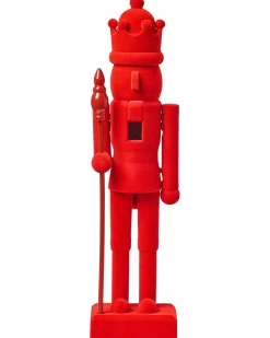 Sale Beliani Set di 2 figure FLATEY Schiaccianoci 40 cm Rosso