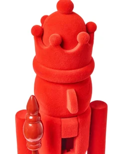 Sale Beliani Set di 2 figure FLATEY Schiaccianoci 40 cm Rosso