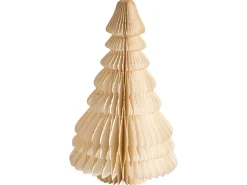 New Beliani Set di 2 figure SKJOMA Albero di Natale 15/20 cm Beige