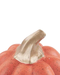 New Beliani Set di 2 figure Zucca CHALKIDA Arancione Arancione Oro