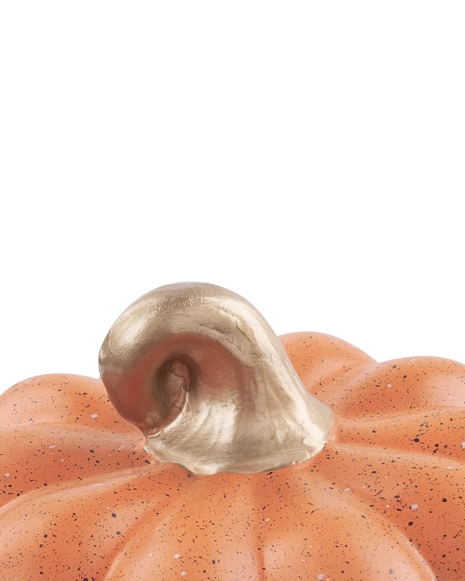 New Beliani Set di 2 figure Zucca CHALKIDA Arancione Arancione Oro