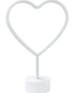 Hot Beliani Set di 3 insegne LED al neon FLORETTA Multicolore Giallo Rosso Blu Multicolore