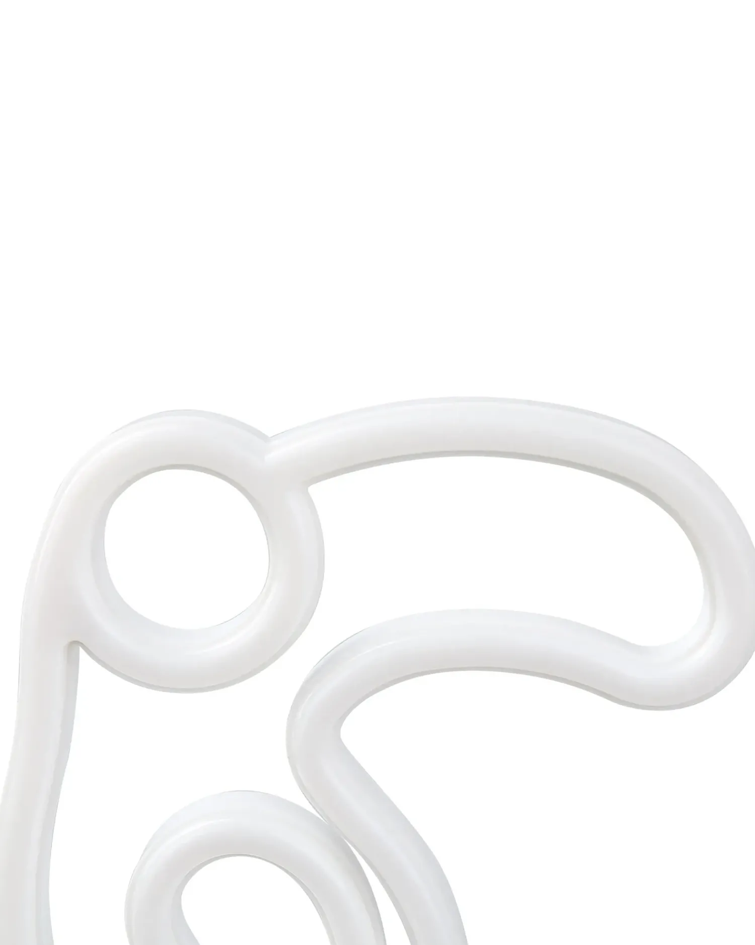 Clearance Beliani Set di 3 insegne LED al neon MABEL Multicolore Rosa Blu Verde Multicolore