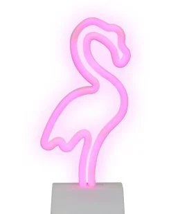 Clearance Beliani Set di 3 insegne LED al neon MABEL Multicolore Rosa Blu Verde Multicolore