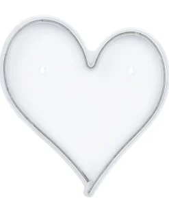Beliani Set di 3 insegne LED al neon SUSIE Rosa