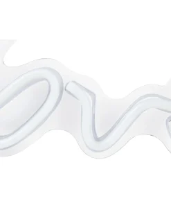 Beliani Set di 3 insegne LED al neon SUSIE Rosa