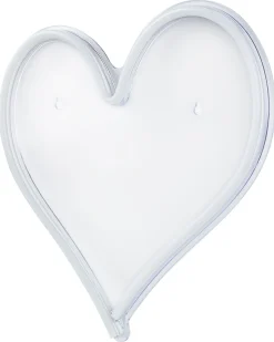 Beliani Set di 3 insegne LED al neon SUSIE Rosa