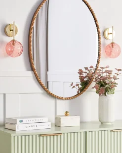 Sale Beliani ANADYR Vetro Rosa Rosa Oro