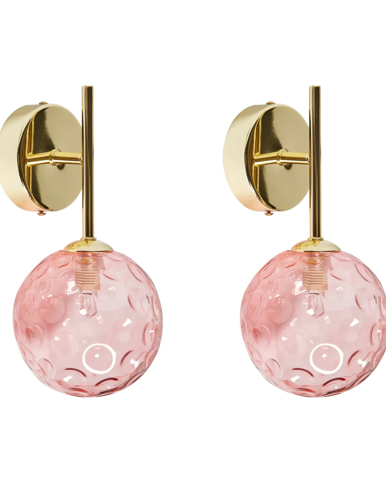 Sale Beliani ANADYR Vetro Rosa Rosa Oro
