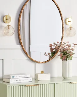 Online Beliani ANADYR Vetro Beige Beige Oro