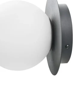 Best Beliani Set di 2 lampade da parete BOUBLE Metallo Nero