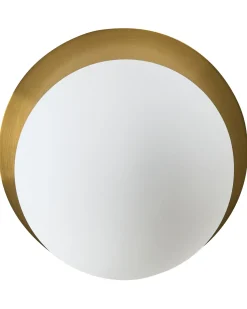 Clearance Beliani Set di 2 lampade da parete BOUBLE Metallo Oro