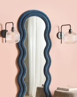 Hot Beliani Set di 2 lampade da parete COMAPALA Metallo Nero