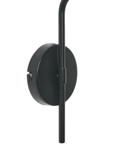 Hot Beliani Set di 2 lampade da parete COMAPALA Metallo Nero