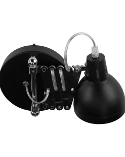 Beliani Set di lampade da parete HARRINGTON Regolabile Metallo Nero