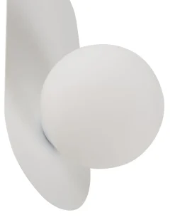 Hot Beliani Set di 2 lampade da parete LEISI Bianco