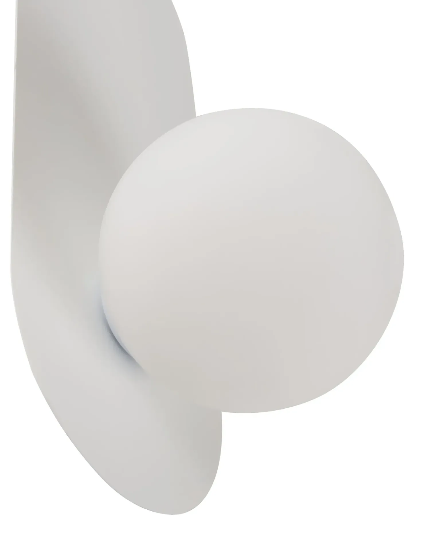 Hot Beliani Set di 2 lampade da parete LEISI Bianco