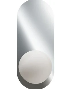 Best Beliani Set di 2 lampade da parete LEISI Argento Bianco Argento