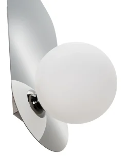 Best Beliani Set di 2 lampade da parete LEISI Argento Bianco Argento