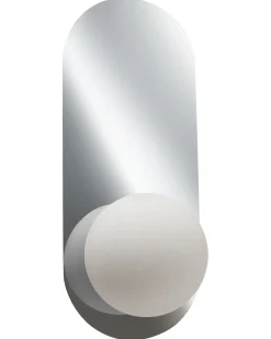 Best Beliani Set di 2 lampade da parete LEISI Argento Bianco Argento