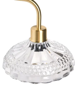 Clearance Beliani Set di 2 lampade da parete MOLINO Metallo Oro