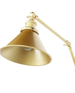 Discount Beliani Set di 2 lampade da parete NARVA Regolabile Metallo Oro