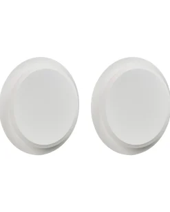 Best Beliani Set di 2 lampade da parete SEMNON LED Metallo Bianco