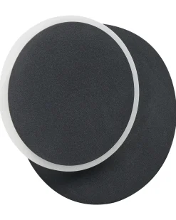 Clearance Beliani Set di 2 lampade da parete SEMNON LED Metallo Nero